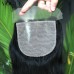 Straight Silk Base 4x4 Lace Closure With Bleached Knots,Natural Color